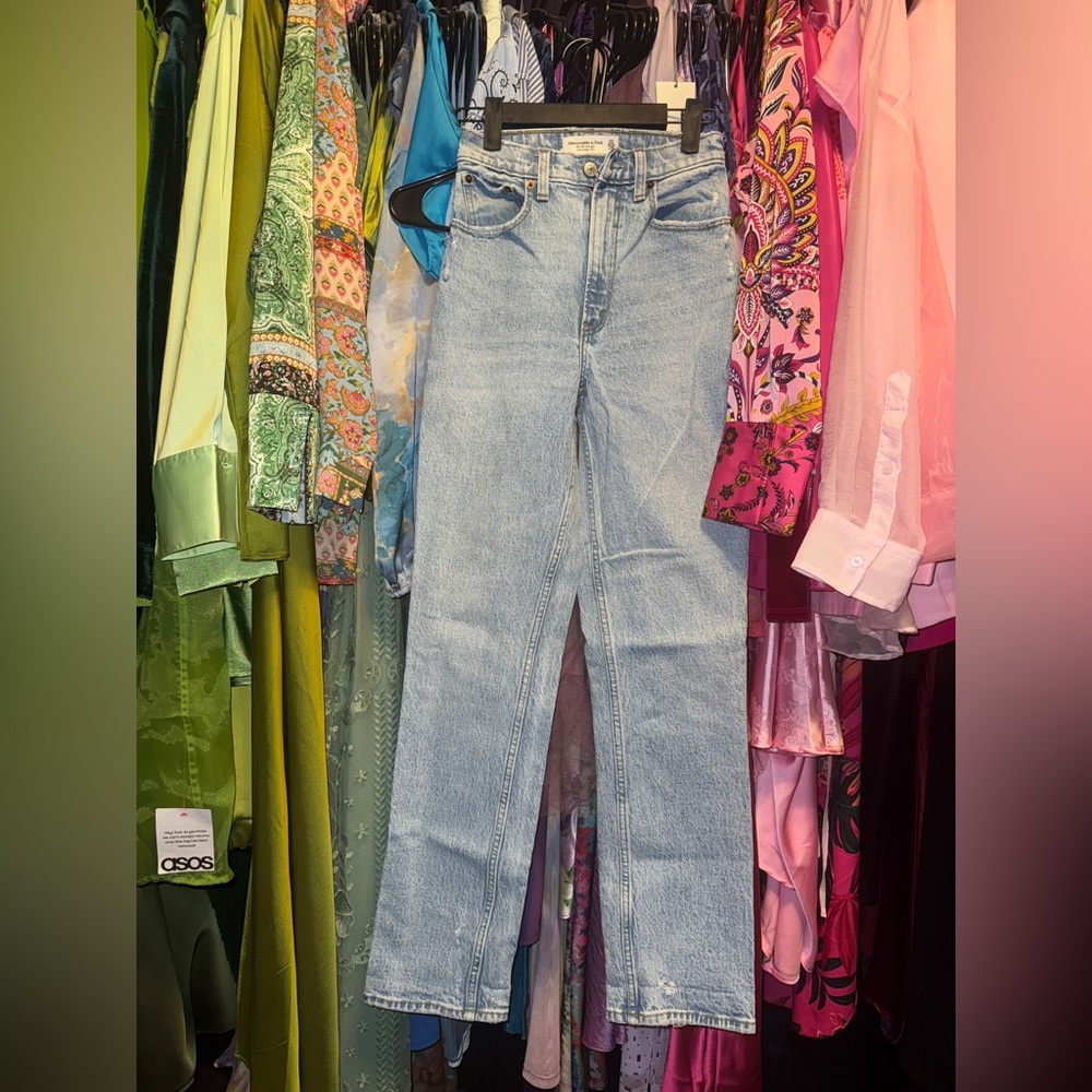 Abercrombie & Fitch Light Blue Flare Jeans